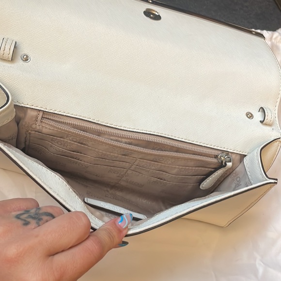Michael Michael Kors Tilda White Leather Clutch - Picture 4 of 5